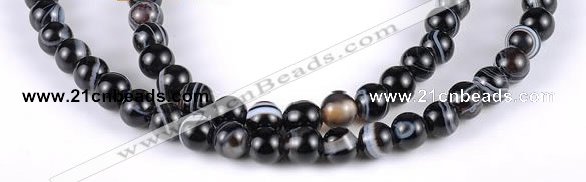 CAG146 5mm round madagascar agate gemstone beads Wholesale