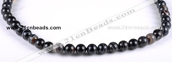 CAG147 Round 8mm madagascar agate gemstone beads Wholesale