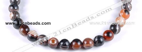 CAG148 13mm smooth round madagascar agate stone beads Wholesale