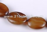 CAG154 15*20mm oval madagascar agate gemstone beads Wholesale