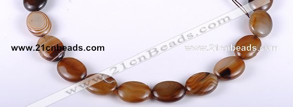 CAG154 15*20mm oval madagascar agate gemstone beads Wholesale