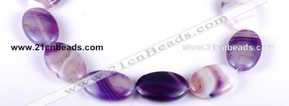 CAG157 20*30mm oval madagascar agate gemstone beads Wholesale