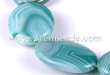 CAG159 Oval 25*35mm madagascar agate gemstone beads Wholesale