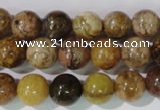 CAG1703 15.5 inches 10mm round rainbow agate beads wholesale