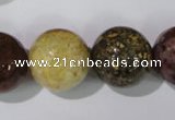 CAG1707 15.5 inches 18mm round rainbow agate beads wholesale