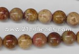 CAG1744 15.5 inches 10mm round golden agate beads wholesale