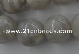 CAG1901 15.5 inches 18mm round grey agate beads wholesale