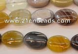 CAG2360 15.5 inches 13*18mm oval African botswana agate beads