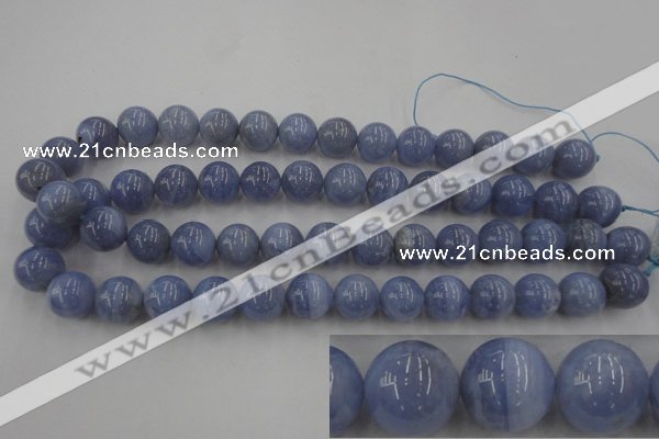 CAG2370 15.5 inches 14mm round blue lace agate beads wholesale