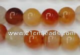 CAG2375 15.5 inches 12mm round red agate beads wholesale