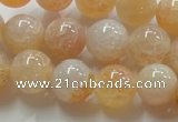 CAG240 15.5 inches 14mm round dragon veins agate gemstone beads