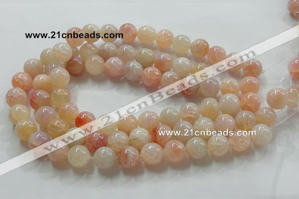 CAG241 15.5 inches 16mm round dragon veins agate gemstone beads