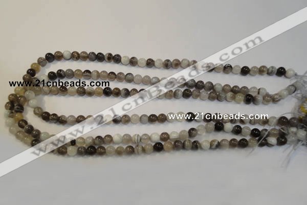 CAG2411 15.5 inches 6mm round Chinese botswana agate beads