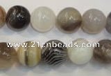 CAG2414 15.5 inches 12mm round Chinese botswana agate beads