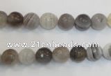 CAG2422 15.5 inches 8mm faceted round Chinese botswana agate beads