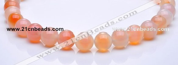 CAG267 14mm round agate gemstone beads Wholesale