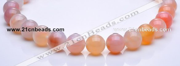 CAG268 16mm round agate gemstone beads Wholesale