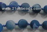 CAG2801 15.5 inches 10mm round matte druzy agate beads whholesale