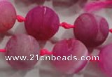 CAG2805 15.5 inches 18mm round matte druzy agate beads whholesale