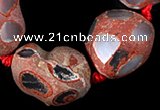 CAG334 nugget shape rough agate gemstone beads Wholesale