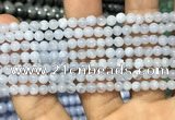 CAG3576 15.5 inches 4mm round blue lace agate beads wholesale