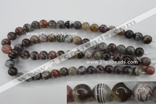 CAG3684 15.5 inches 12mm round botswana agate beads wholesale