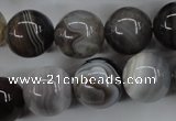 CAG3686 15.5 inches 16mm round botswana agate beads wholesale