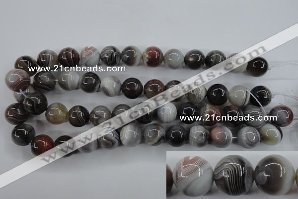 CAG3686 15.5 inches 16mm round botswana agate beads wholesale