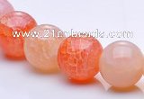 CAG39 12mm round dragon veins agate gemstone beads Wholesale