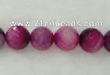 CAG418 15.5 inches 14mm faceted round agate beads Wholesale