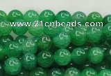 CAG420 15.5 inches 10mm round green agate beads Wholesale