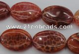 CAG4216 15.5 inches 18*25mm oval natural fire agate beads