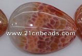 CAG4234 15.5 inches 35*48mm - 37*53mm freeform natural fire agate beads