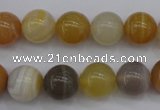 CAG4324 15.5 inches 12mm round botswana agate gemstone beads