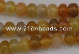 CAG4330 15.5 inches 5*7mm rondelle botswana agate gemstone beads