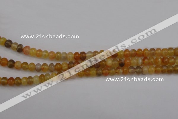 CAG4330 15.5 inches 5*7mm rondelle botswana agate gemstone beads