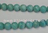 CAG4402 15.5 inches 8mm round dyed blue lace agate beads