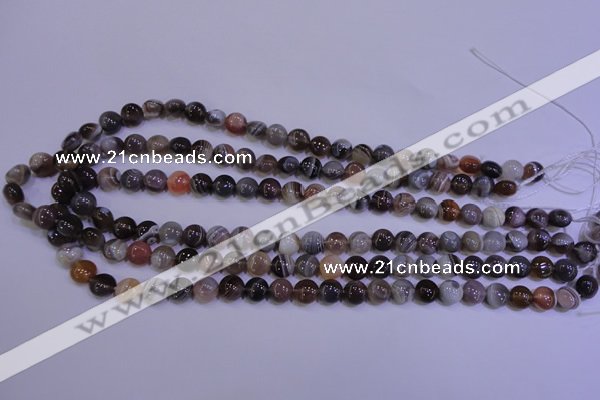 CAG4440 15.5 inches 8mm flat round botswana agate beads wholesale