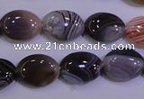 CAG4453 15.5 inches 12*16mm oval botswana agate beads wholesale