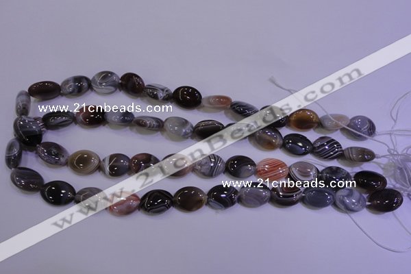 CAG4453 15.5 inches 12*16mm oval botswana agate beads wholesale