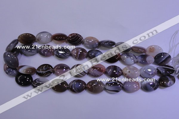 CAG4455 15.5 inches 15*20mm oval botswana agate beads wholesale