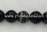 CAG448 15.5 inches 20mm round agate gemstone beads Wholesale