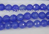 CAG4506 15.5 inches 8mm faceted round agate beads wholesale