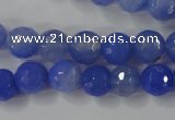 CAG4532 15.5 inches 10mm faceted round agate beads wholesale