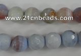 CAG4533 15.5 inches 10mm faceted round agate beads wholesale