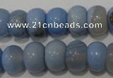 CAG4591 15.5 inches 10*14mm rondelle agate beads wholesale