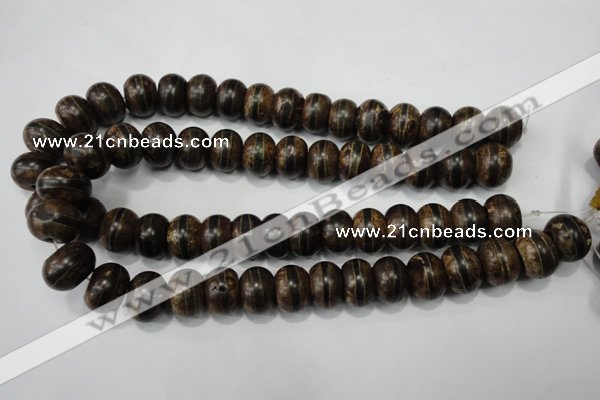 CAG4594 15.5 inches 12*16mm rondelle agate beads wholesale