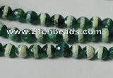 CAG4694 15.5 inches 6mm faceted round tibetan agate beads wholesale