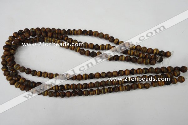 CAG4756 15 inches 6mm round tibetan agate beads wholesale