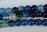 CAG5006 15.5 inches 8mm round agate gemstone beads wholesale